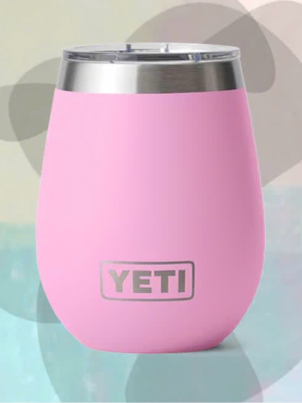 Yeti Stainless Steel Tumbler with Clear Lid 048